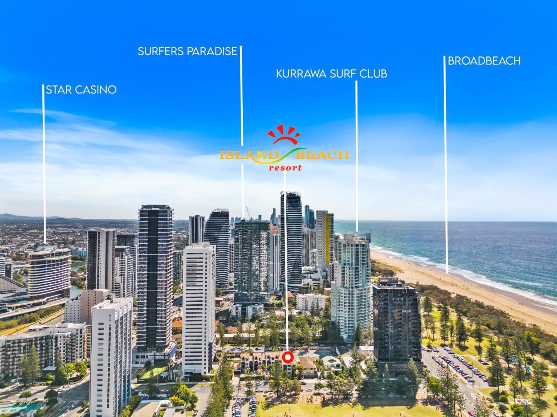 Island Beach Resort Gold Coast Bagian luar foto